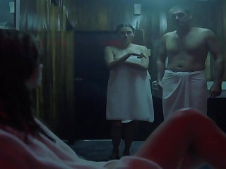 Orgy Nude Sex Scene in Sauna (Celebrity)