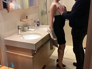 Danish supervisor uses hot clerk in a restroom - projectsexdiary
