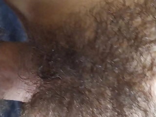 POV FUCKING MY WIFE’S SUPER HAIRY PUSSY